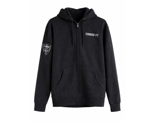 Charcoal Toros Zip Up Hoodie (Adult)